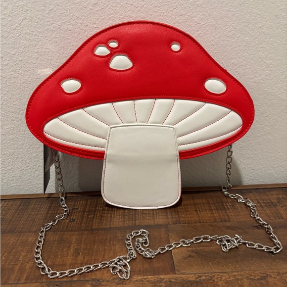 Red and White Mushroom-Shaped Women Bag - Picture 1 of 7